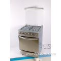 Freestanding Gas Oven With Glass Cover